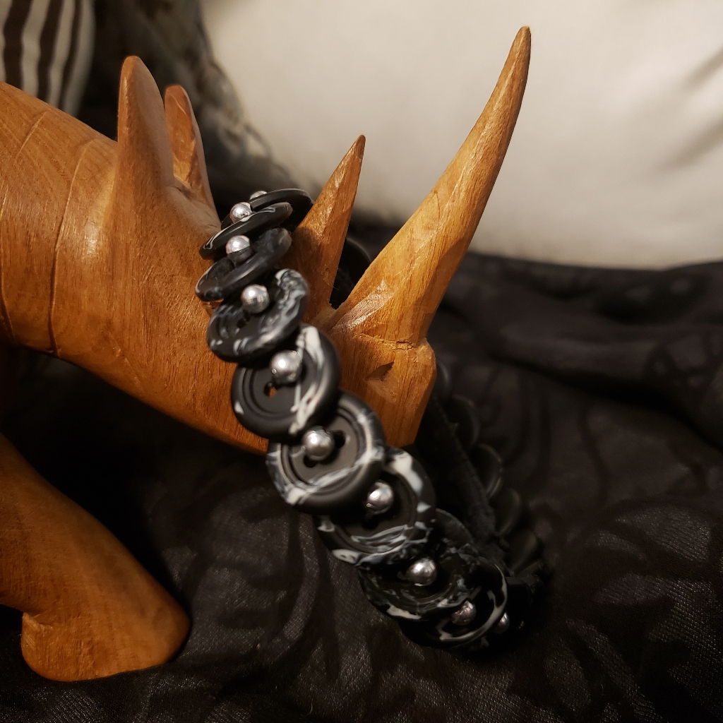 Handcrafted Button Bangle